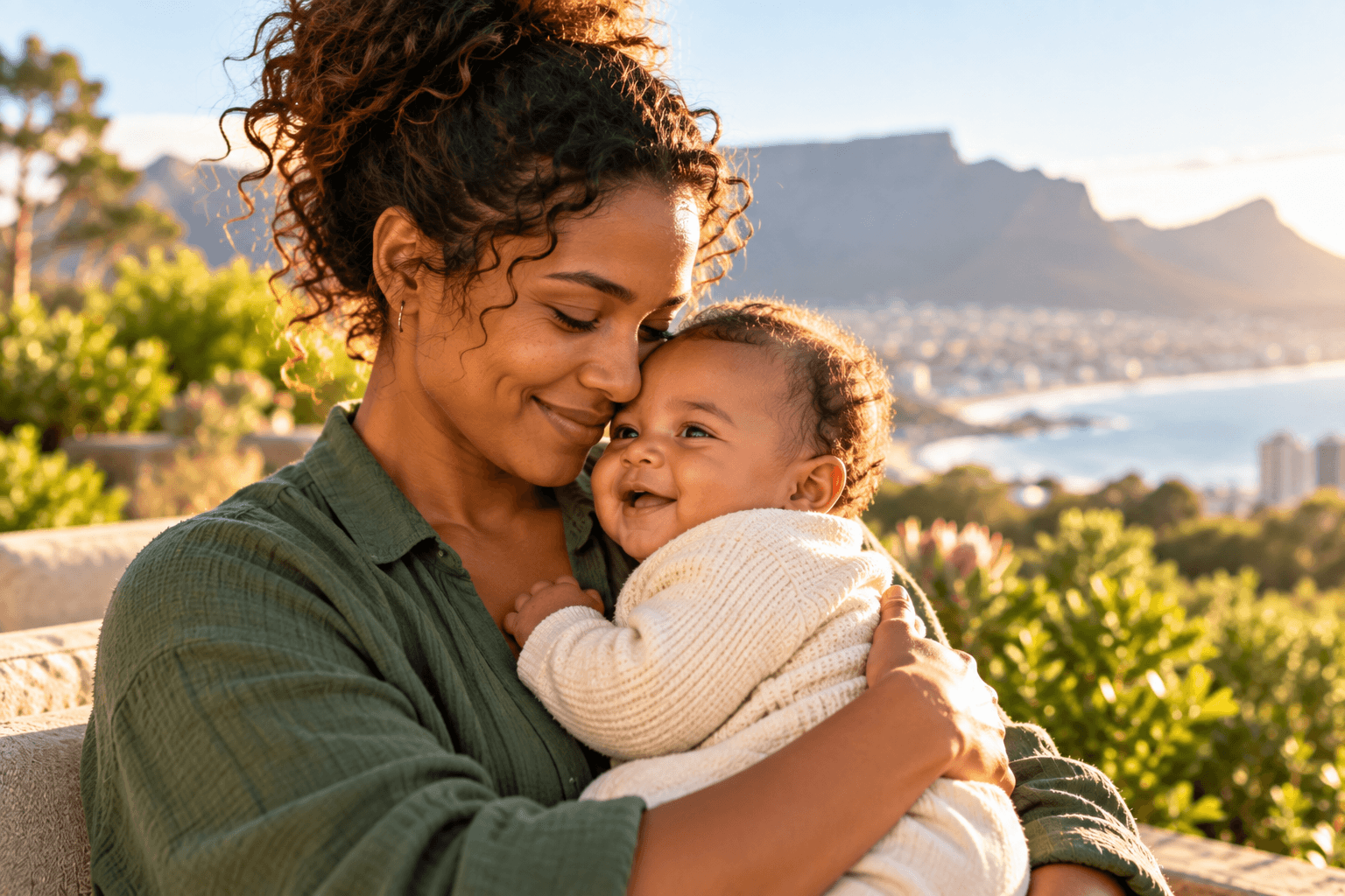 Mother and baby representing maternal mental health and wellbeing