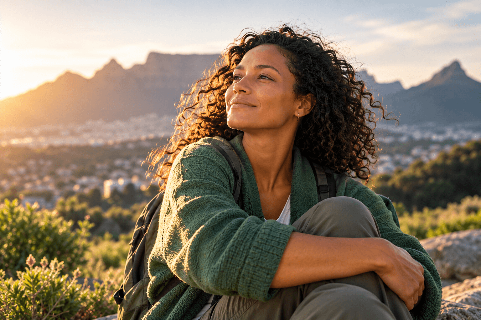Woman outdoors representing mental health and wellbeing